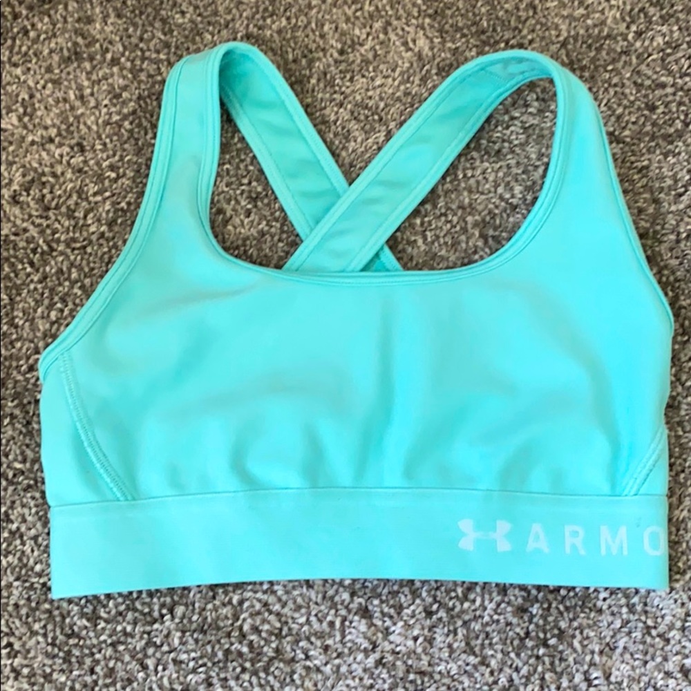 Under Armour teal sports bra